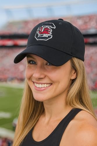 Gorra deportiva ajustable South Carolina MVP negra/blanca miniatura 3