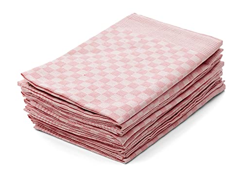 Hometex Premium Textiles Lot de 10 torchons de cuisine en fil torsadé - Qualité extra épaisse - 220 g/m² - 100 % coton très absorbant - Certifié Öko-Tex...