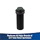 Orbit 55461 Voyager 4-Zoll verstellbar Pop-Up Drive Gear Rotor Sprinkler Spray Head, 2er Pack