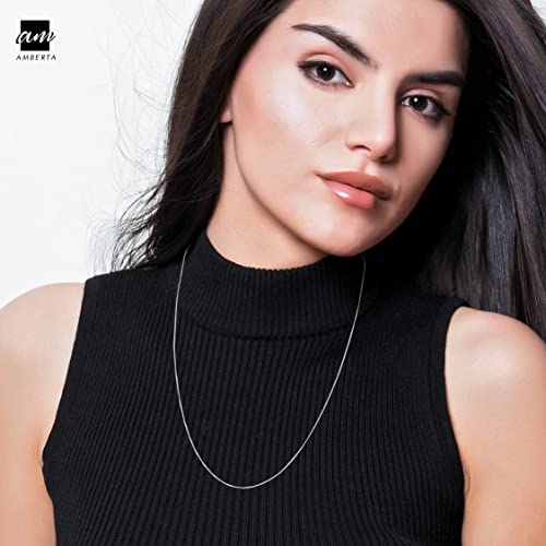 Silver Curb Chain 20in