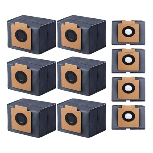 Bolsas for aspiradora (paquete de 5/10/12), compatibles con robots aspiradores Eufy, Clean X8 Pro, X10 Pro Omni, bolsas de gran capacidad.(10PCS)