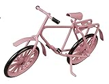 Melody Jane Dolls House Small Pink Bicycle Bike Miniature 1:12 Scale Garden Accessory