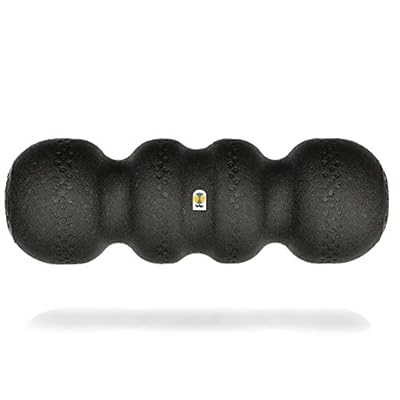 Rollga PRO – The BETTER Foam Roller for Flexibility, Muscle Recovery, Back & Neck Massage, & Exercise (Black)
