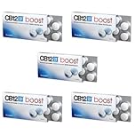 CB12 Boost Chewing Gum Strong Mint, 10's (Pack Of 5)