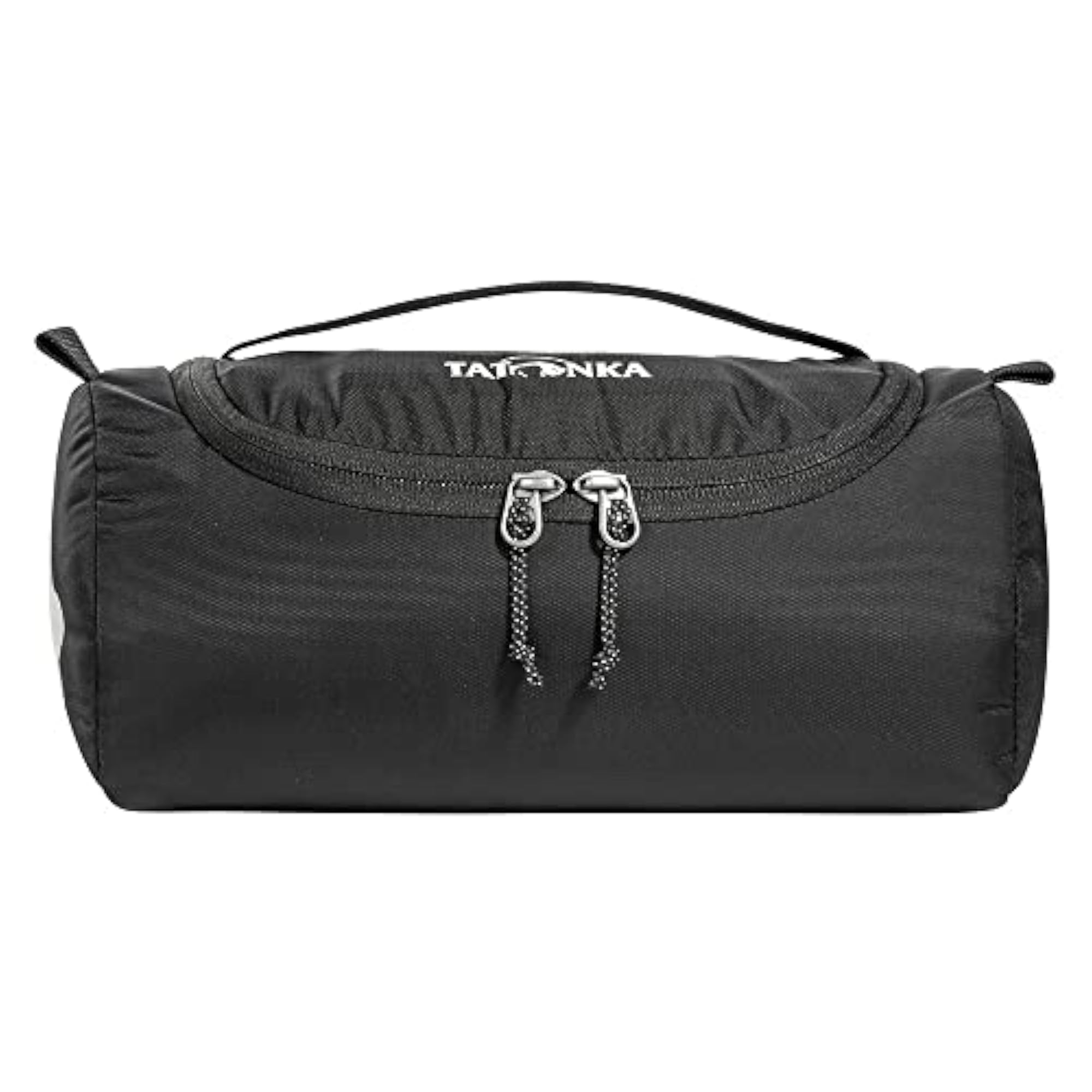Large Black Care Barrel Wash Bag with Carrying Loop
