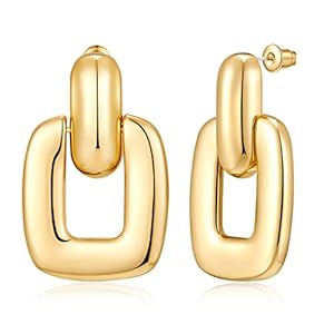 Gold Silver Hoop Dangle Earrings For Women Statement Retro Earrings Multiple Styles Jewelry for Birthday Party Jewelry