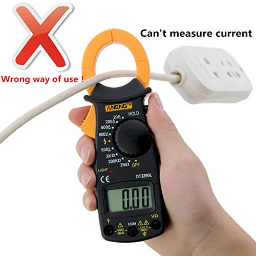 A0127 DT-3266L - Misuratore di pinza digitale 600A...