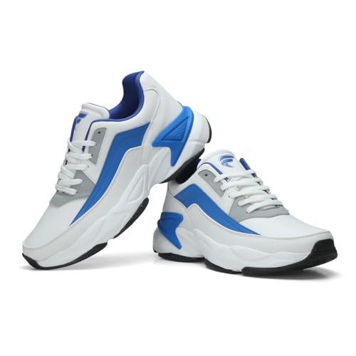 Image of FIELD CARE Fusion Casual Athletic Chunky Stylish Outsole Comfort Lace-Up Sneakers.