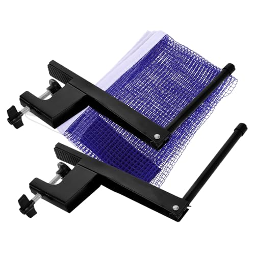 Filet de tennis de table rétractable Abaodam portable pour table intérieur et extérieur