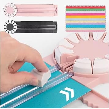Paper Cutter, Small 12-in-1 Paper Trimmer, Scale Ruler Included, 360 Degree Rotatable Manual Corrugated Paper Cutter, Compatible with A4, A5, A3, Lightweight Mini Cutting Machine, Straight Cut, Angle Cutter, Slide Cutter, Multifunctional Plastic, Paper Cutter, Portable, Commercial Use, Home, Stationery, Office Supplies, Office Supplies