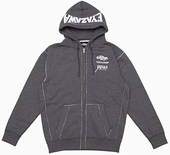 Amazon.co.jp: 矢沢永吉 ジップアップパーカー(LOGOS)グレー (S