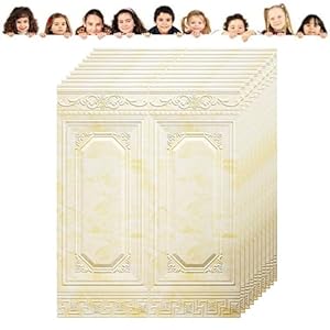 Lngcltez 3D-Wandpaneele 10er-Set Kunstziegel