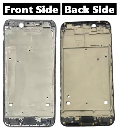 Image of LCD Middle Frame Chassis Housing Compatible with Vivo Y66 - (Black)