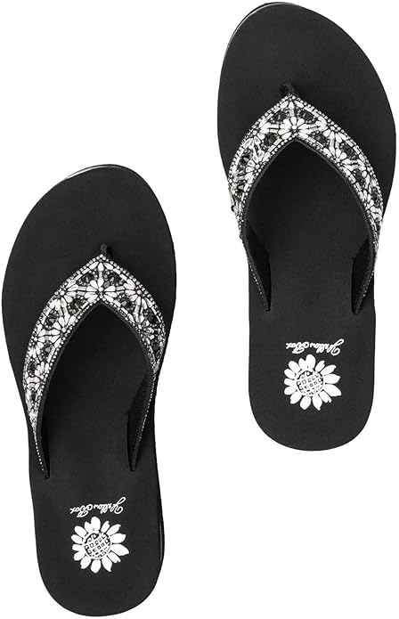 Yellow Box Women's Savira Wedge Sandal, Round Toe, 2 Inch Heel, 0.75 Inch Platform, Comfortable Flip-Flop3