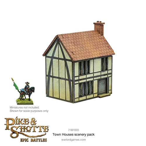 Warlord Games Pike & Shotte Epic Battles - Town Houses Scenery Pack for Military Table Top Wargaing Diorama Plastic Model Kit 218810005 - Image 4