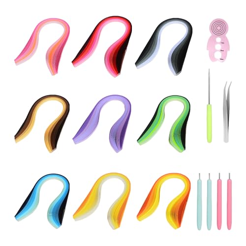 Set Carta Per Quilling - 120 Strisce Colorate 52x5 Mm Per Lavoretti Fai Da Te - Creatività E Decorazione - Foto 7