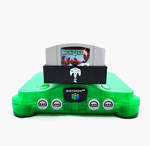 Image of Collector Craft, Black, N64 Compatible Cartridge Holder, N64 Game Tray, Holds 10 Games, Organization, Retro Video Game Collection, Works with Nintendo 64 NTSC and PAL Cartridges