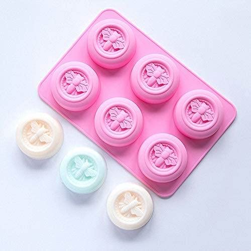 Vedini 6 Cavities Bee Soap Molds Silicone Honeybee | Flexible Food Grade Silicone Mold for DIY Cookie, Chocolate, Candy, Cupcake, Cake Decoration, Desserts (Multicolor) JKB-353 (B0B948K3DH) Amazon Price History, Amazon Price Tracker