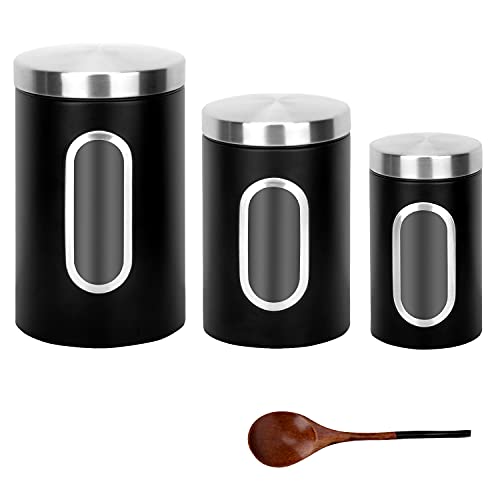 AEUNKIUO Black Stainless Steel Set