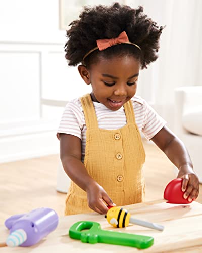 Skip Hop 4-Piece Toy Tool Set for Toddlers Ages 2+, Zoo Crew Tool Set Toy - image 4