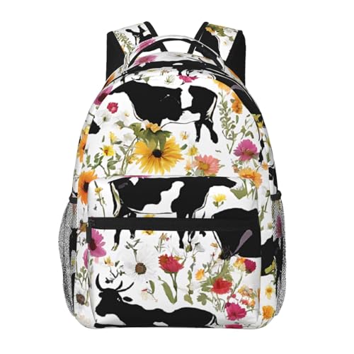 Sac à dos ordinateur portable avec bandoulière réglable pour fille