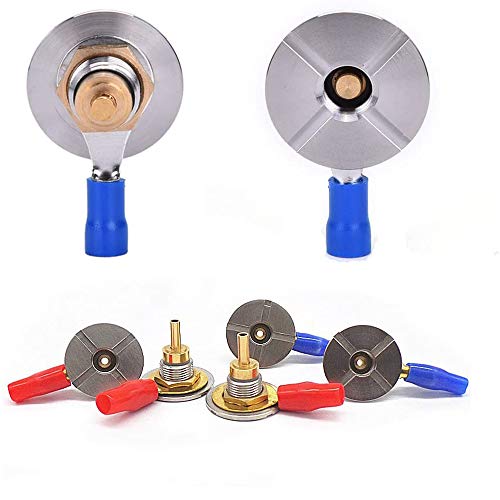 Ximimark 2 Pack 22mm Low Profile Spring Loaded 510 Connector for Mechanical Mod DIY Box Mod