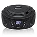 Produktbild Roadstar CDR-375D+/BK Tragbares Radio CD Player, Spieler CD-MP3, CD-R, CD-RW, Radio DAB/DAB+ / FM, USB, AUX-IN, Stereo, Fernbedienung, Kopfhörerausgang, Schwarz