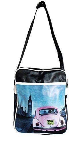 Double Duck Rétro Nuit/Gym Fourre-Tout/Flight/Sac École, VW Beetle Old Style Bug Cover