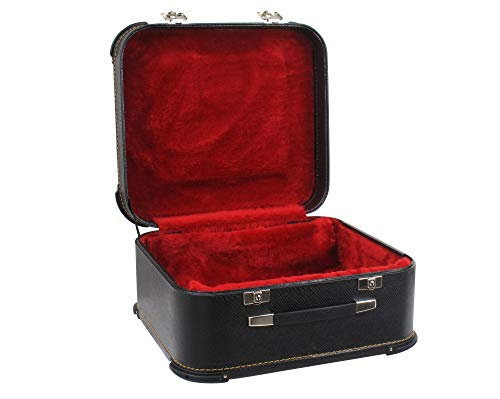 Alpenklang Luxus Akkordeon & Harmonika Koffer (Tragekoffer für 48-Bass Akkordeons oder 4-Reihige Harmonikas, Holzkern, Kunstlederbezug)