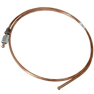 Aerzetix Remleiding, buis, koper, Ø 4,76 mm, met F10 x 1/M10 x 1 (120 cm)