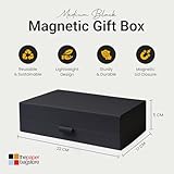 Zoom IMG-1 thepaperbagstore scatola regalo magnetica nera