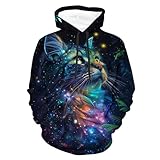 Graphic Hoodies for men Cool Men's Hoodie - Funny 3D Print Pullover Sweatshirt With Big Pockets