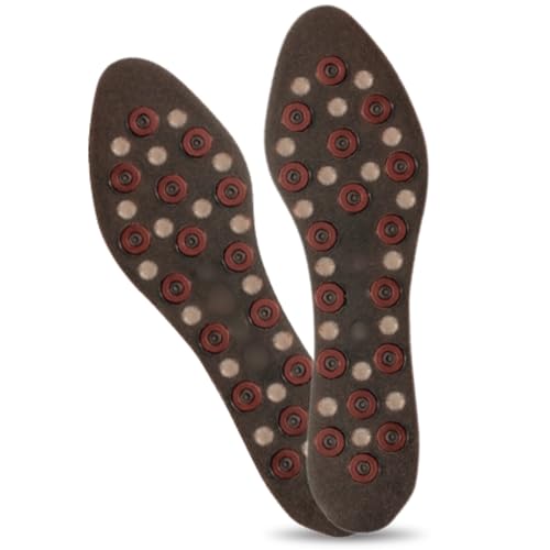 Magnetic Insoles for Women & Men for Nikken Kenko mStrides 20201 -Shoe Insoles Men/Women for Work, Running, Walking -Comfortable Sneaker Magnetic Acupressure Foot Support -Shoe Accessories(Small, 5-9)