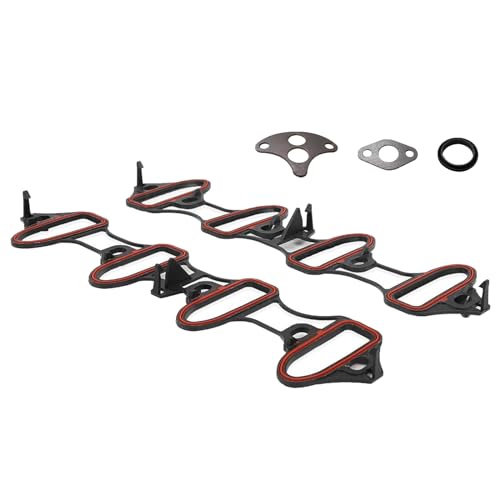 Image of Intake Manifold Gasket Ms92211 Ms18007 Ms4657 Ms16340 Compatible with Tahoe 00-03 5.3l 4.8l Silverado /Sierra 01-03 6.0L Silverado /Sierra /Yukon XL /Suburban /Avalanche 1500 02 03 5.3L