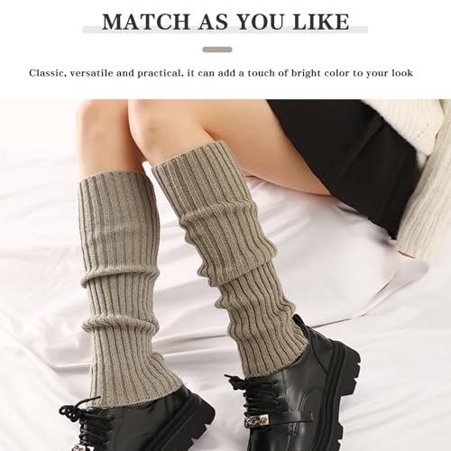 Image of 2 Pcs Leg Warmers Y2k, Leg Warmers, Y2k Accessories, Cute Kawaii Cream Legwarmers for Women Winter