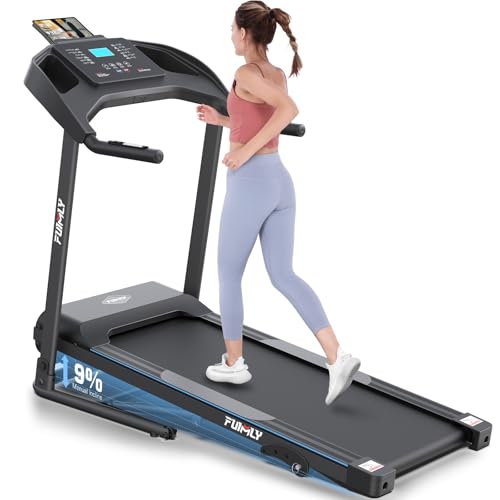 FUNMILY 3.5HP Folding Treadmill with Body Fat & Heart Rate