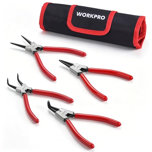 WORKPRO 4-Piece Snap Ring Pliers Set
