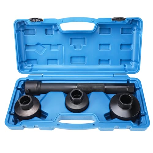 BOOMSTART 4TLG Axialgelenk Werkzeug 30-45 mm Innere Spurstangen Werkzeug Axialgelenk mit Rollen Universelles Spurstangen Schlüssel Spurstangengelenk Abzieher für Auto