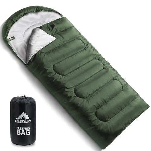 MEREZA Sleeping Bags XL for Adults Mens Large Wide Sleeping Bag...