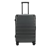 ZCSLD Maleta Rígida Azul 20/28 Pulgadas, Maleta de Cabina Liviana Expandible con Cerradura de Combinación, Equipaje de Mano Duradero para Viajes y Negocios, Maleta de Viaje Práctica