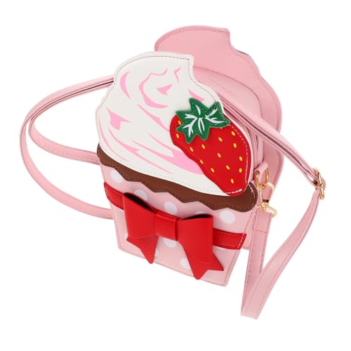 Sac à bandoulière fraise tendance pour sorties d'été et pique-niques entre filles