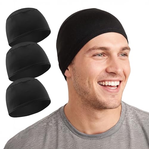 Tough Headwear Skull Cap - Skull Caps for Men - Motorcycle and Bike Helmet Liner - Hard Hat Cooling Hats - No Sweat Head Caps