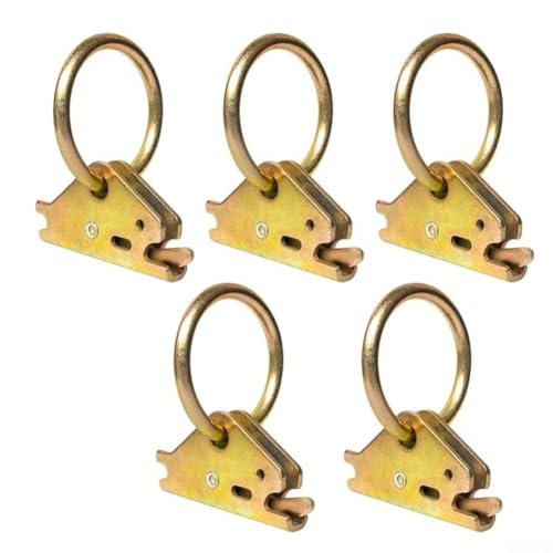 5Pcs Steel Tie Down Rings, Ring Hook Load Anchor, For Securing For Cargo, For RV, Campervan Truck, Trailer, Boat Cargo Securing
