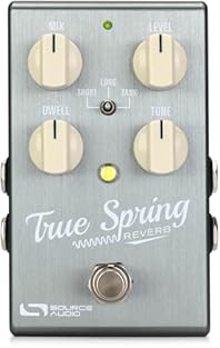 Reverb and Tremolo Effects Pedal with 3 Spring Reverb Modes Included Tap Tempo Switch Expression Input 3 Tremolo Modes Software Edit