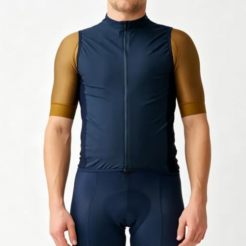 Chaleco de ciclismo sin mangas Pixeneks ligero para evitar el frío y la lluvia en ruta 5