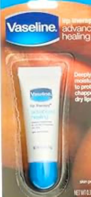 Vaseline Lip Therapy Lip Balm Tube, Advanced Healing Lip Moisturizer, 0.35 oz