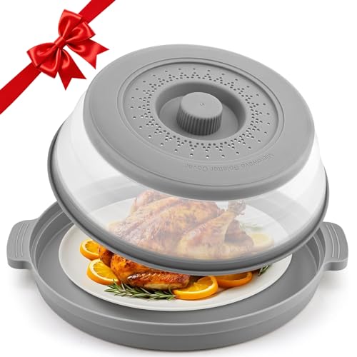 Microwave Cover with Anti-Scald Base