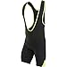 Pearl Izumi - Ride Men's Quest Splice Bib Shorts, Black/Screaming Yellow, Large