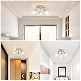 Lichtmaler Lampa Sufitowa LED 3-płomieniowe Reflektory Sufitowe GU10 Obrotowa 330° Przemysłowa Lampa Sypialnia Jadalnia bez żarówek