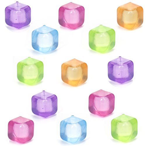 Kikkerland cubitos de hielo, plástico, multicolor (Azul / rosa / verde / naranja / púrpura), 16.3 x 2.8 x 13.8 cm